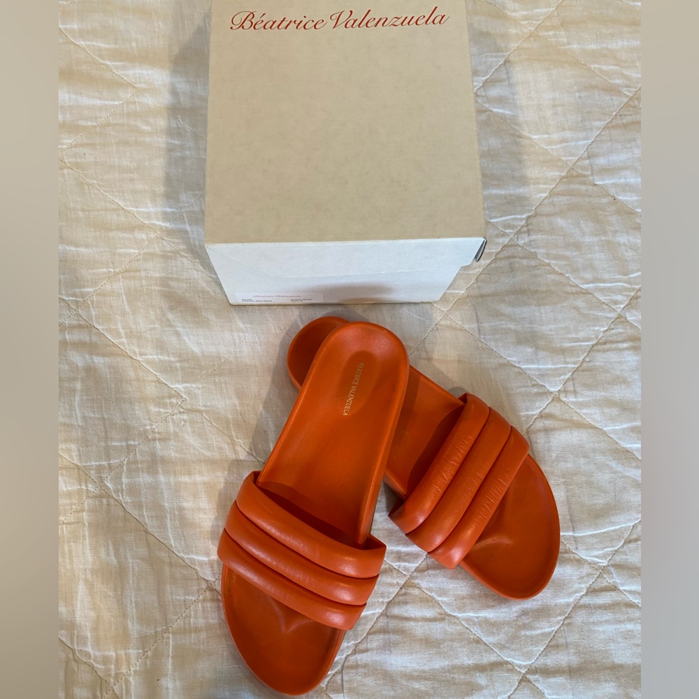 Beatrice Valenzuela Orange Sandals